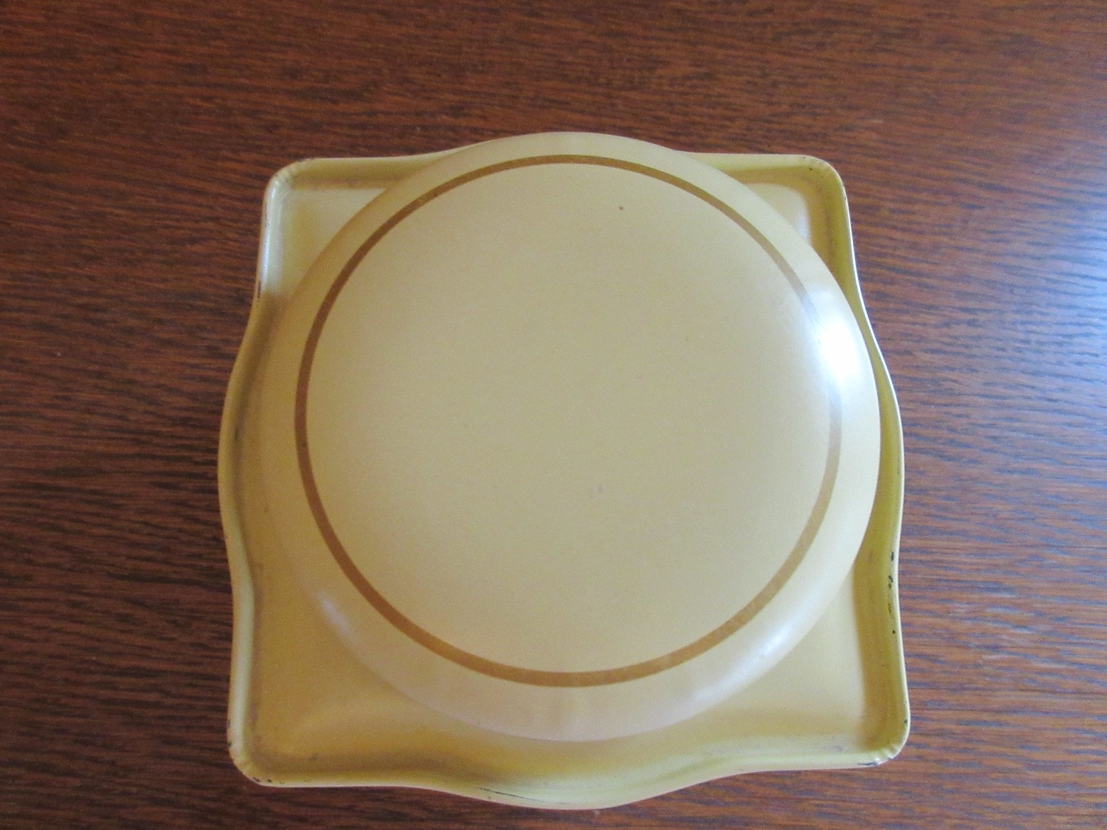 Vintage Daher Tin Container England Children Playing Kate Greenaway Collection