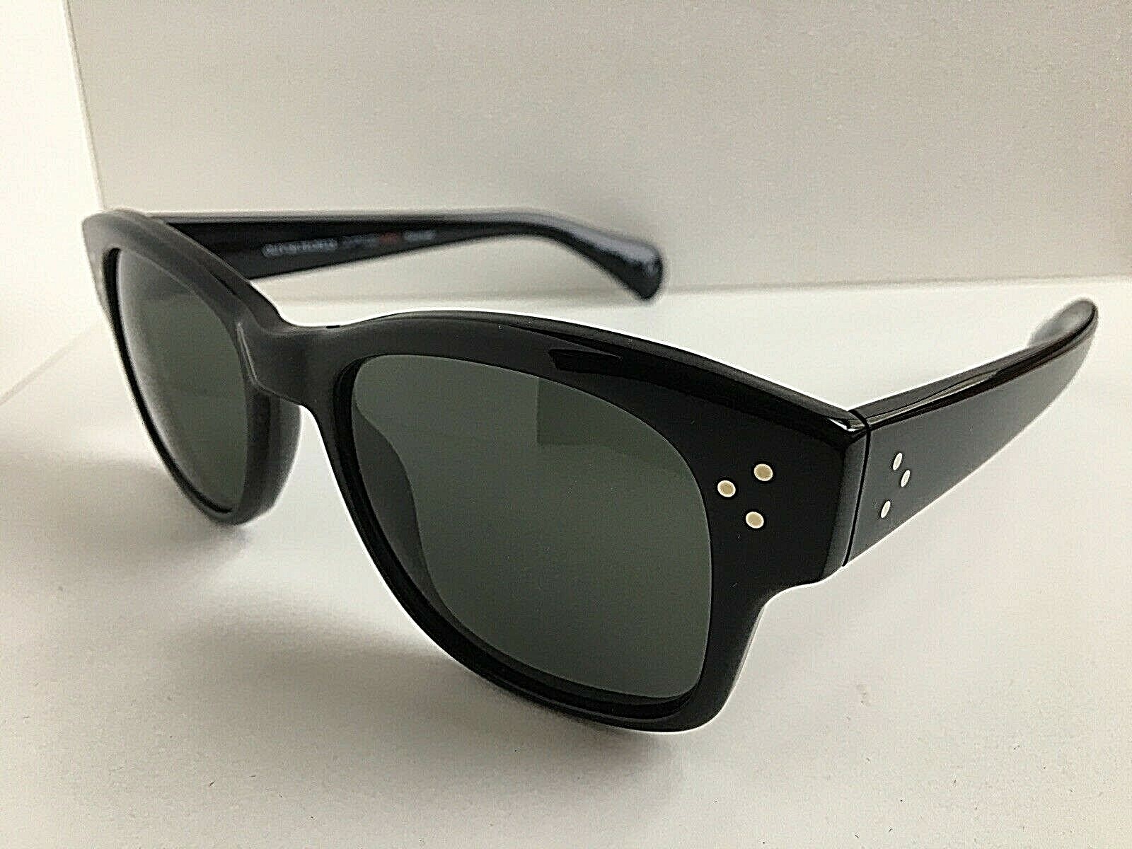 Pre-owned Oliver Peoples Polarized  Ov 5242s 1005/p2 Jannsson 51mm Black Men Sunglasses