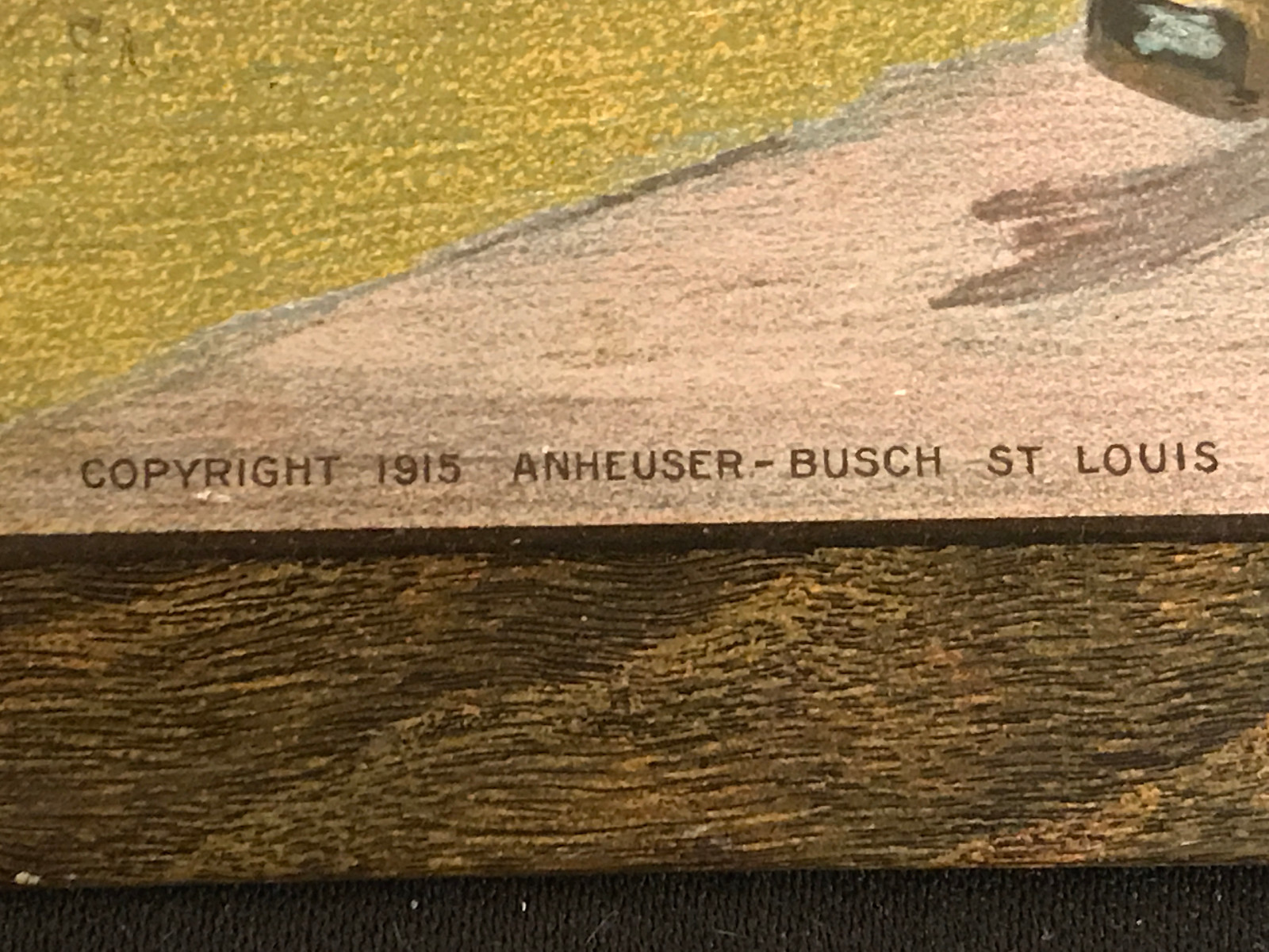 PRE-PROHIBITION 1915 ANHEUSER-BUSCH MALT NUTRINE TIN LITHOGRAPH SIGNS DOCTORS