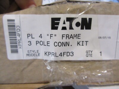 Eaton Breaker Connection Kit PL 4 ''F'' Frame 3 Pole Style KPRL4FD3