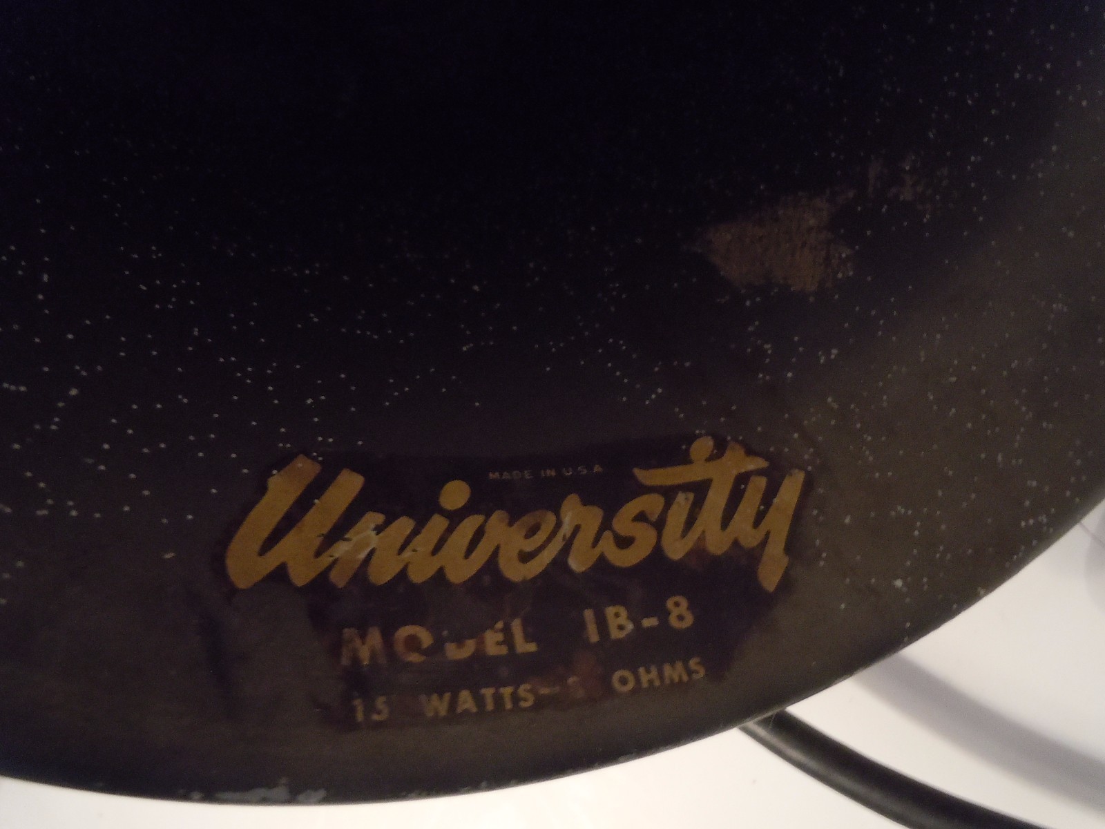 Vintage University 15 Watt 8 Speaker Model 1B-8  PA Speaker