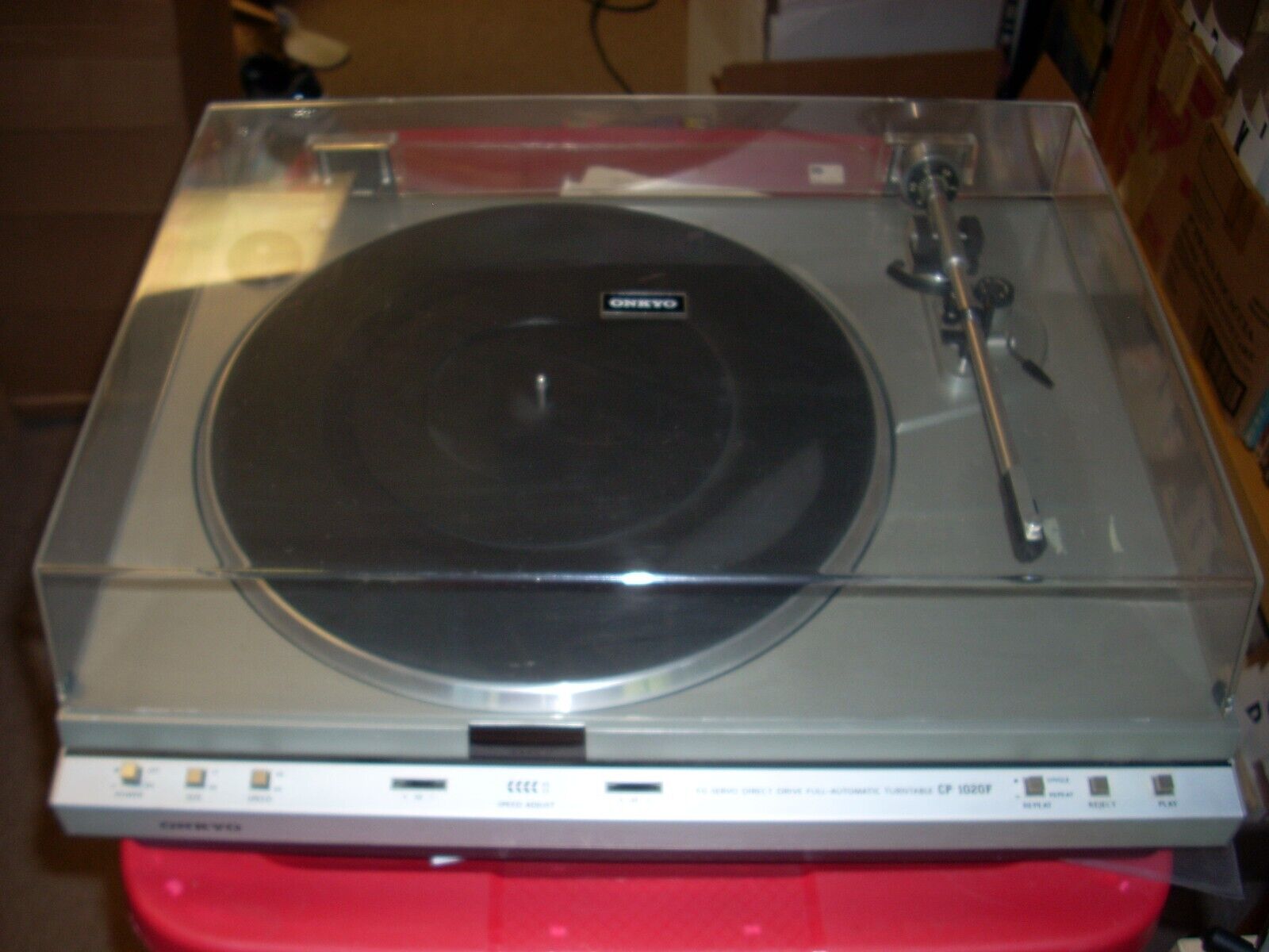 ONKYO CP-1020F servo direct drive full automatic turntable ONKYO CP-1020F servo direct drive full automatic turntable