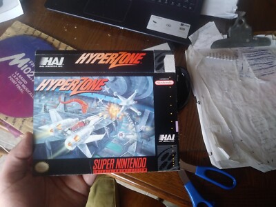 HyperZone (Super Nintendo Entertainment System, 1991) Cut box only.