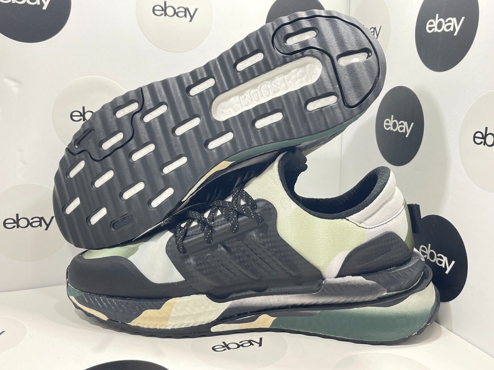 adidas X PLRBoost Running Shoes Core Black Grey One Men's adidas X PLRBoost Running Shoes Core Black Grey One Men's