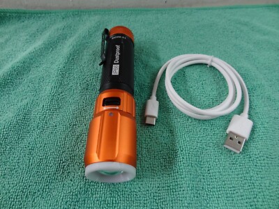 Klein Tools 56412 Rechargeable LED Flashlight with Work Light 2 in 1 Bright