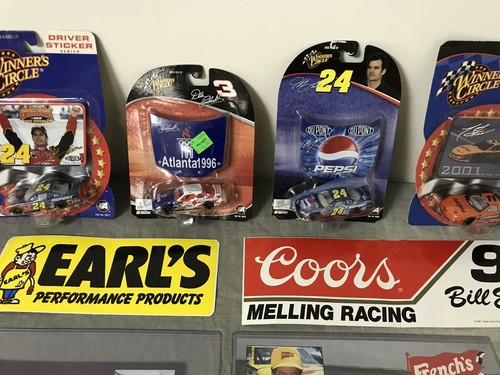 25 Old Vintage Patches Racing Nascar Decal Sticker Postcard Diecast Hat Lot #1