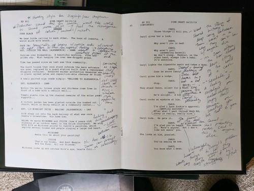 AMC TWD Supply Drop The Walking Dead Episode 901 Script Excerpt Replica COA