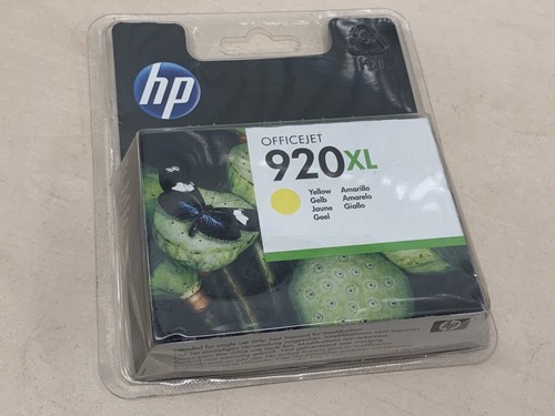 HP 920XL Yellow Ink Cartridge CD974AE Genuine Printer Replacement