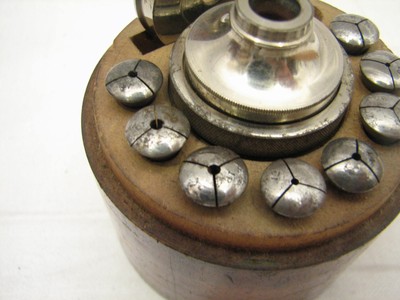 Olin's Watchmakers Lathe Collets Self Centering Chuck w/Box Jeweler's Tool OWT