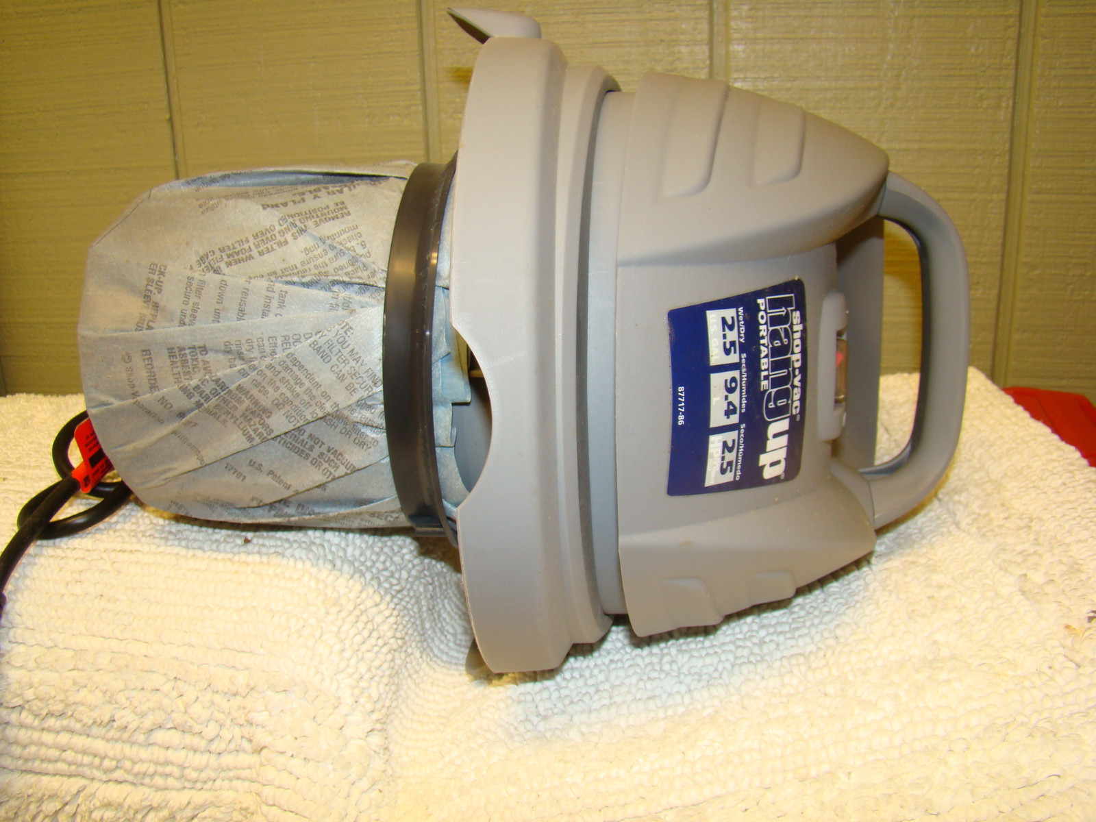Shop-Vac Portable WetDry Vac 2.5gal