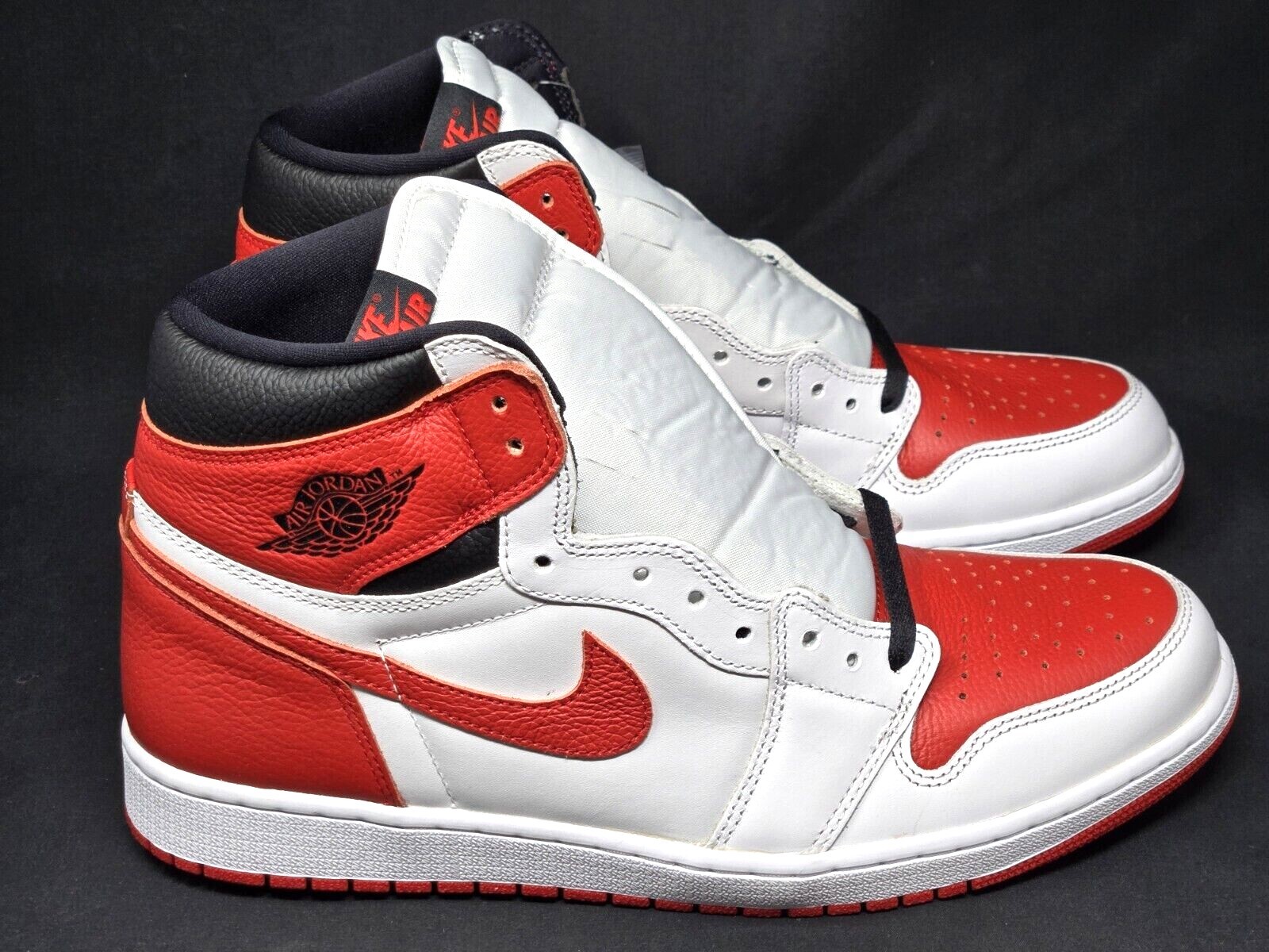 Air Jordan 1 レトロ ハイ OG ヘリテージ555088-161 Nike Air Jordan 1 Retro High OG Heritage White Red 555088