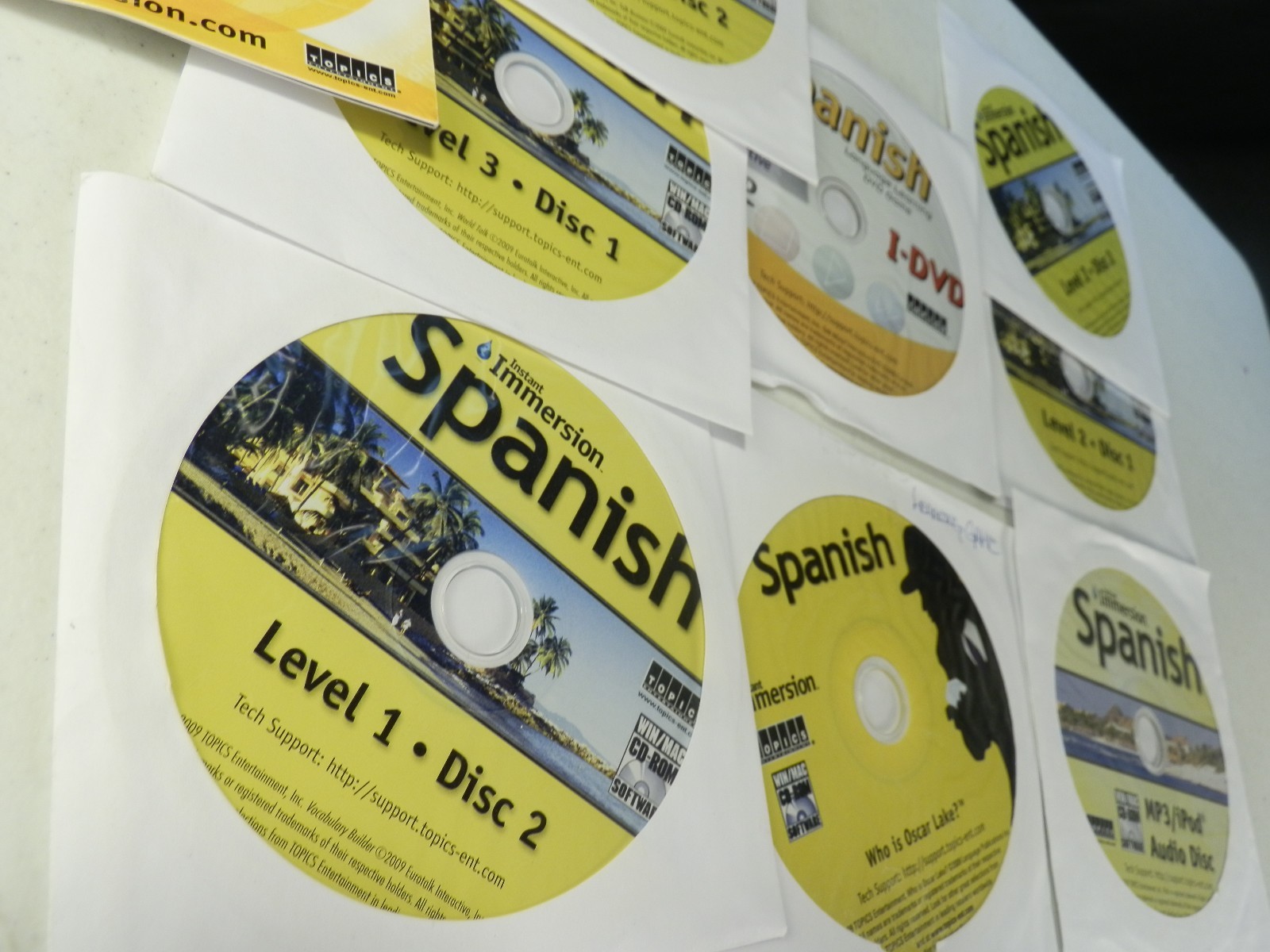 Learn Spanish CD  DVD Mixed Lot Instant Immersion Games MP3 IPOD Fast Ship