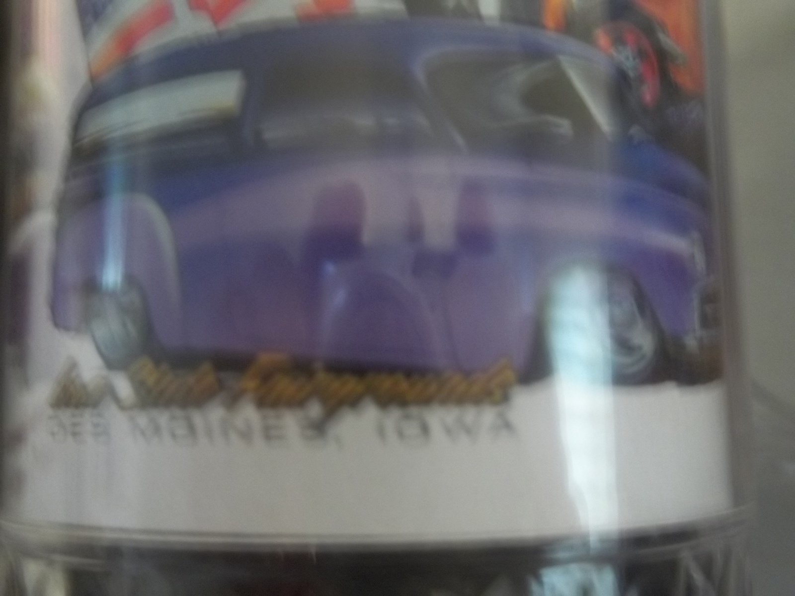 FOUR INSULATED DRINK MUGS FROM  THE GOODGUYS CAR CLUB IOWA STATE FAIRGROUNDS