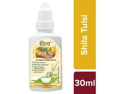 2 Pack - Fast Shipping from USA. Patanjali Divya Shila Tulsi Drops 30ml
