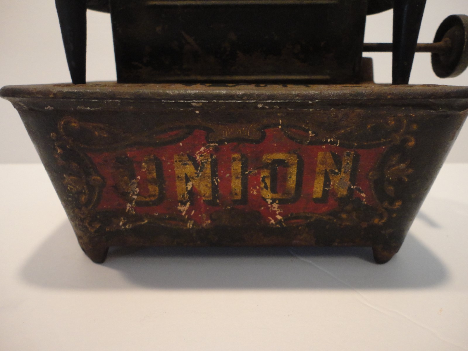 Antique Vintage Union Sad Iron Kerosene Heater Stove Gardner, Mass.