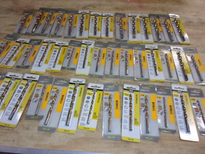 NEW 43pc. MASTER MECHANIC TITANIUM DRILL BITS - VARIOUS SIZES