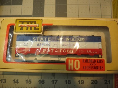 HO - Train Miniature TM 8071 - Refrigerator Car, State of Maine BAR      New/Kit