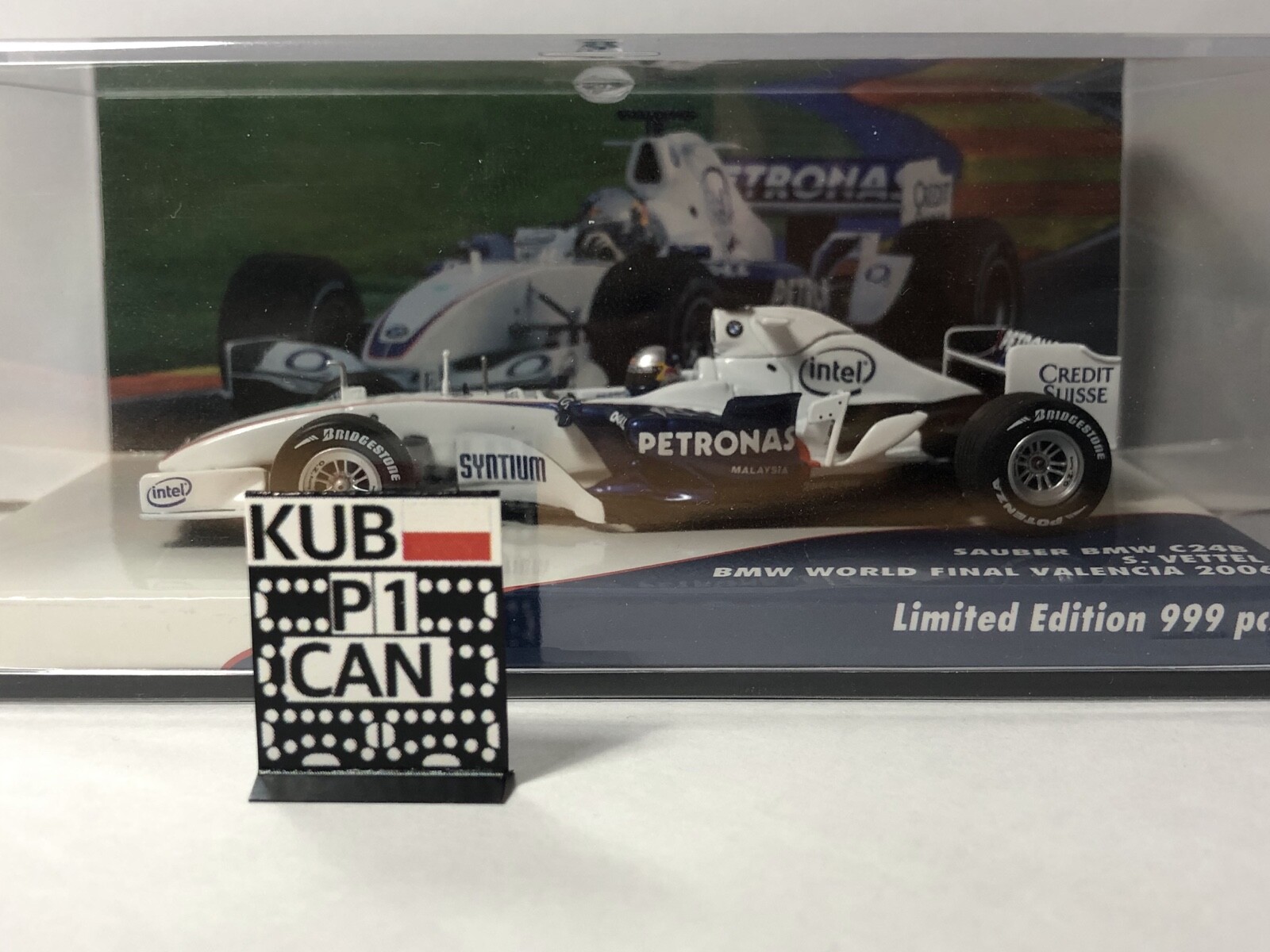 1/43 クビサF1.08 FUJI 936pcs. KUBICA Pitboard 1:43 (Slate F1) / Robert Kubica (Clean) 2008 / P1