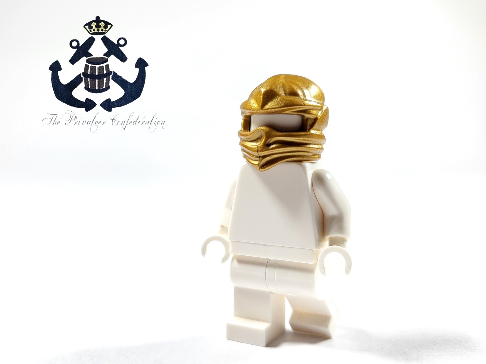 K’s LEGO NINJAGO Minifigure Pearl Gold Head Wrap 10193 For