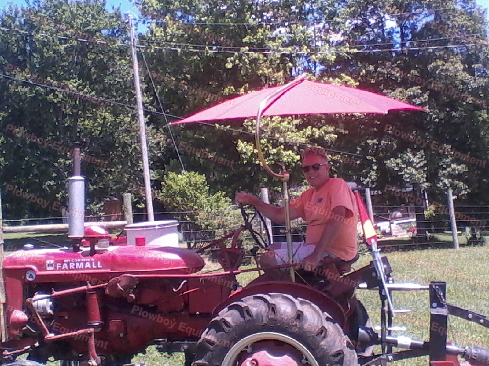 NEW Universal Tractor Red Deluxe Complete Umbrella Set for Ford 2N 8N