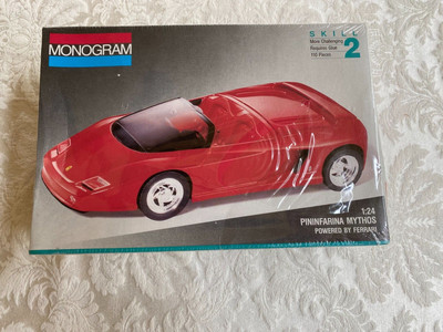 Monogram Pininfarina Mythos Powered By Ferrari 1/24 Scale Model Kit ~ New Sealed