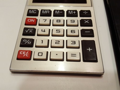 Radio Shack EC-440 Solar Power Deluxe Calculator Vintage WORKS!