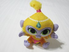 Nickelodeon Shimmer and Shine Tala Monkey Yellow Purple Plush Toy EUC