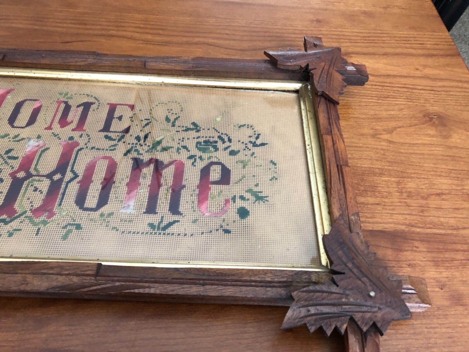 Antique Paper Punch Sampler “Home Sweet Home”