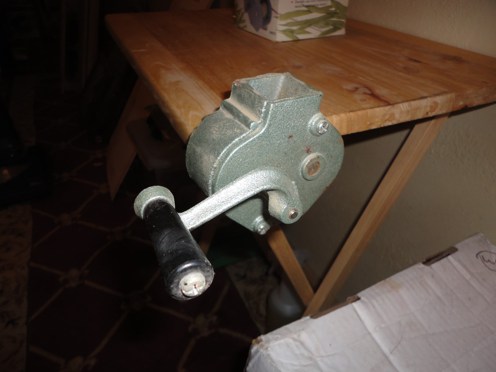 Norpro Cast Iton Bean Slicer - Clamps to Counter or Table