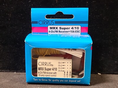 CIRRUS MRX Super 4/10 4-Ch.FM Receiver+10A-ESC N0.443544 (See Description) (RC)
