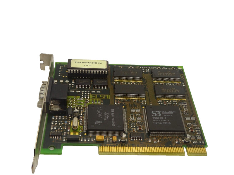 Elsa Winner 2000avi-2  4mb Of Vram Pci Grafikkarte Vga  #Gk10968
