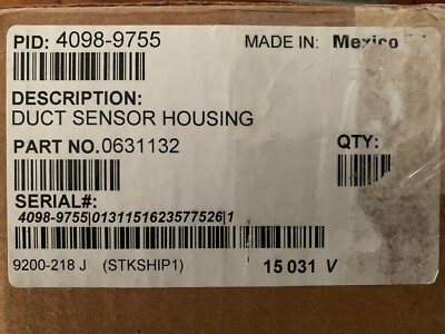 SIMPLEX 4098-9755 DUCT SENSOR HOUSING 2-WIRE - NIB.  FREE SHIP!!!  20+ In Stock!