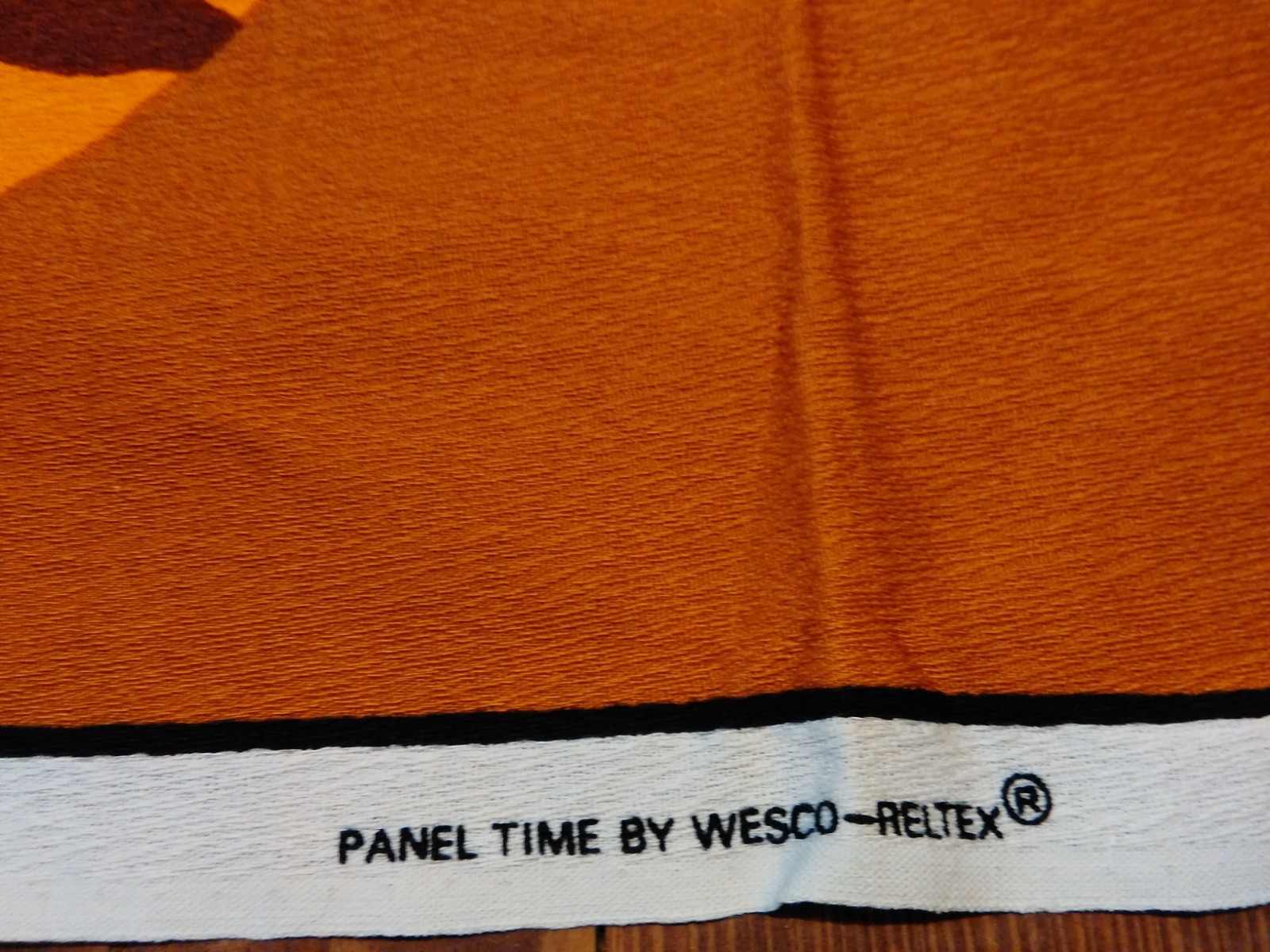 Vintage Fabric Tiger Panel Time By Wesco-Reltex 29