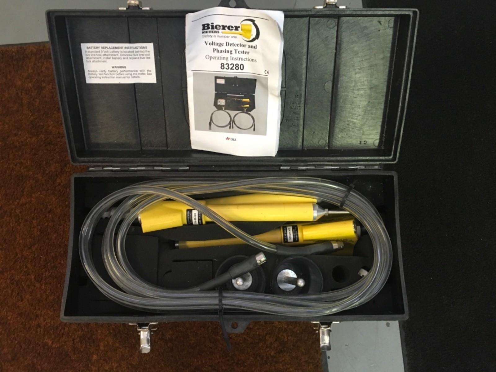 Bierer 83280 Analog Phasing Voltmeter/Voltage Detector, 300 volt – 35kV