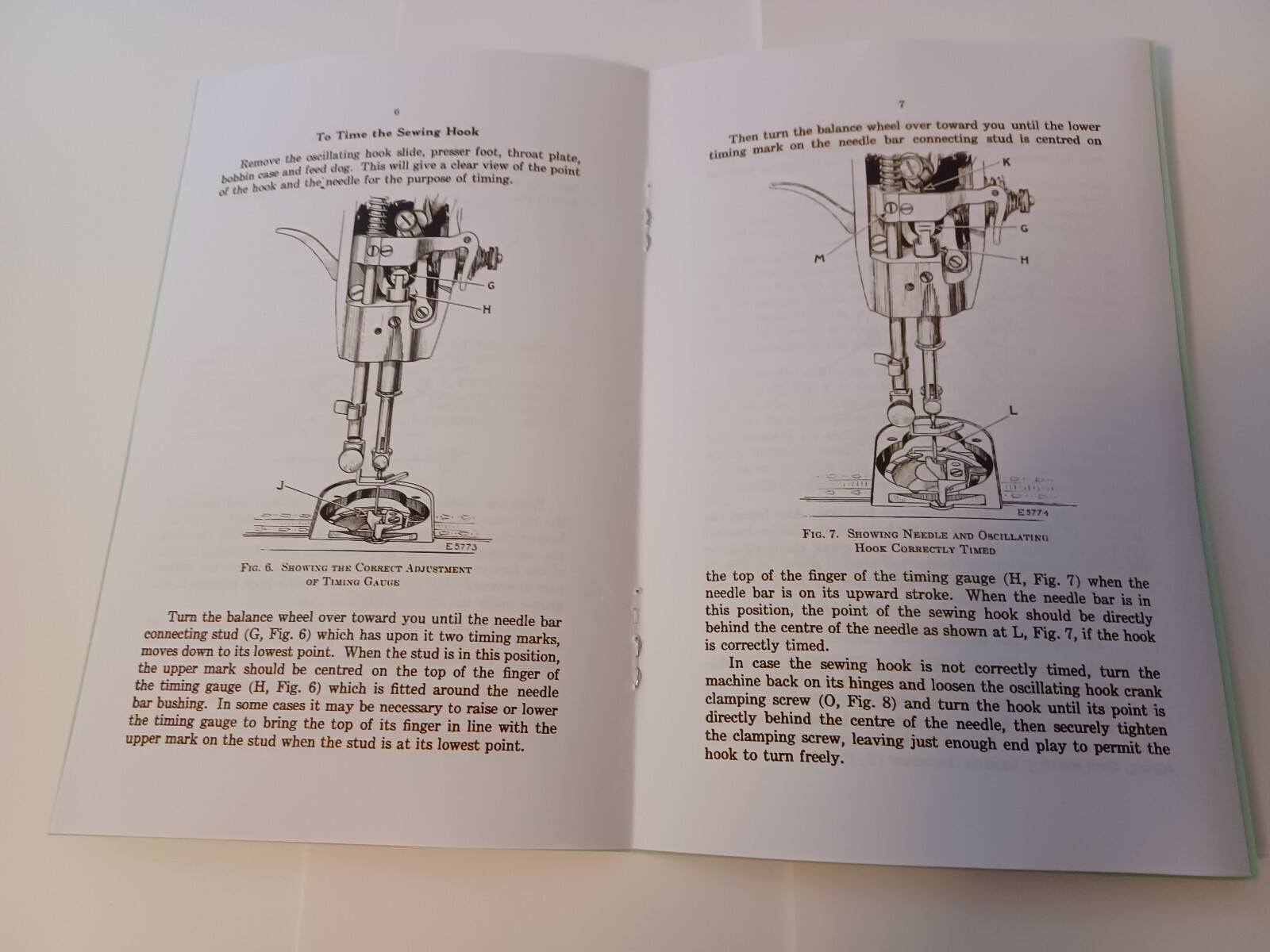 Singer 66 Adjuster's Manual, Timing and Adjusting Model 66, Reprint (1928)