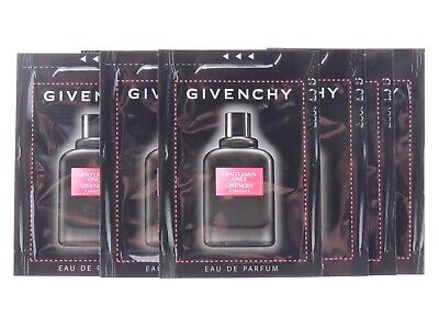 GIVENCHY GENTLEMEN ONLY ABSOLUTE EDP x 50 SINGLE USE POUCH COLOGNE SAMPLES