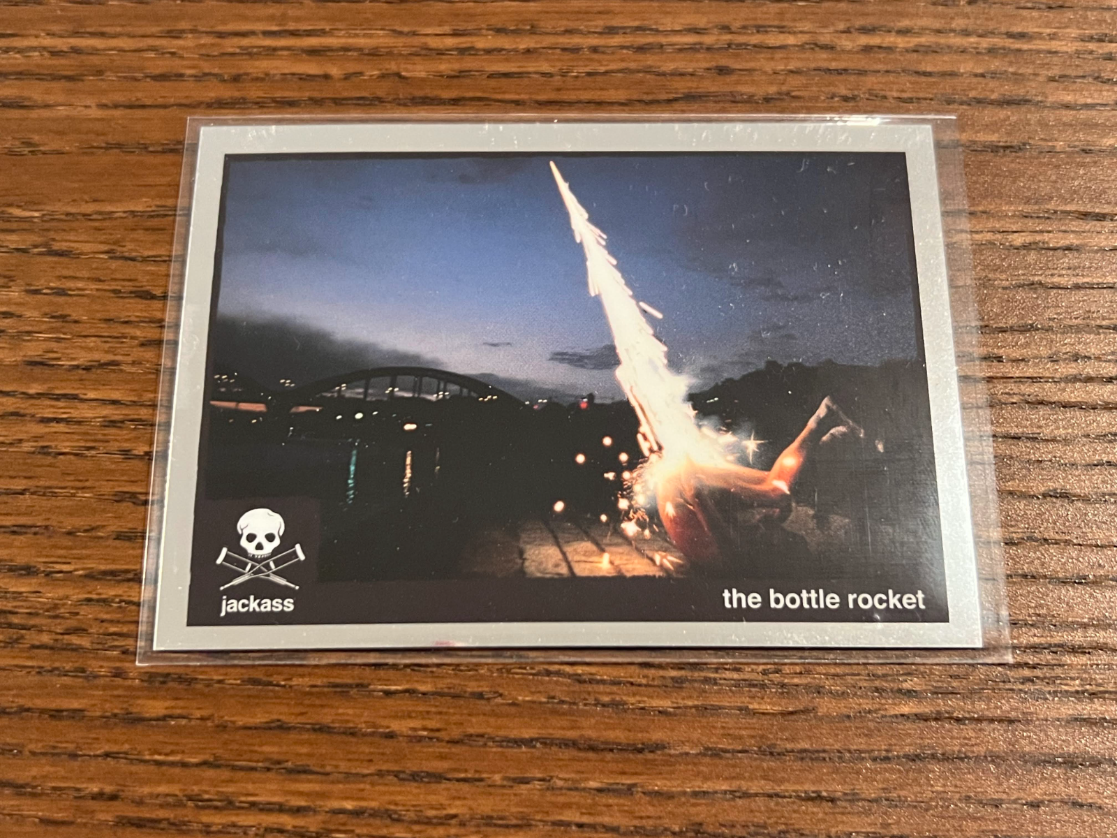 2022 Zerocool Jackass Trading Card The Bottle Rocket Silver