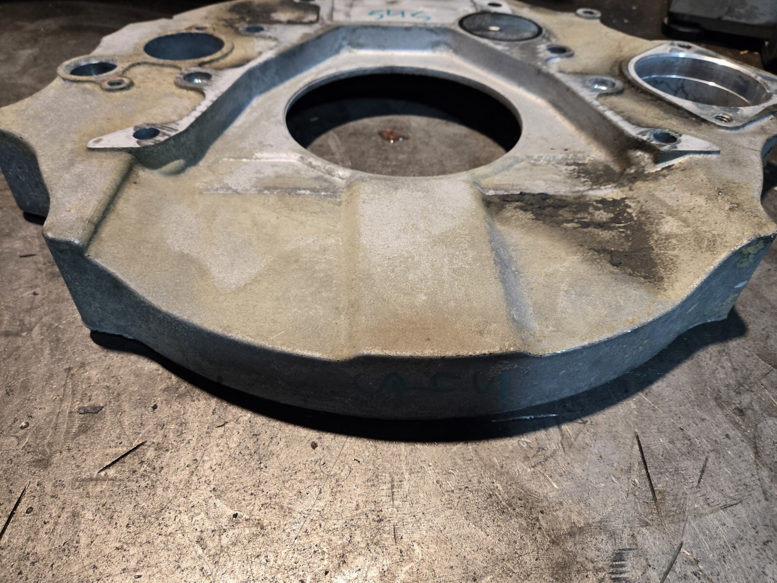 3965232 2005 Automatic Dodge RAM Cummins 5.9L Engine Adapter Plate 6BT ref545 - Picture 5 of 10