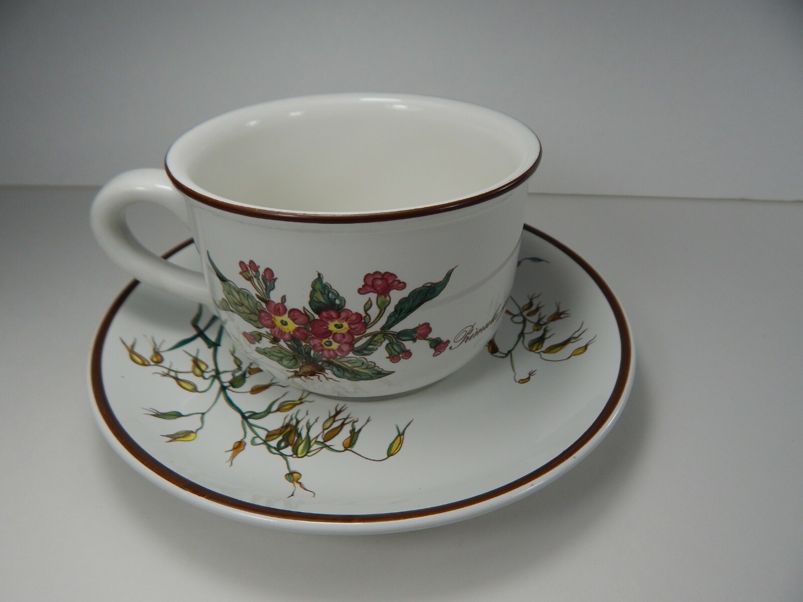 Vintage Villeroy & Boch Cup Mug Botanica Primula Farinosa. 10-11oz