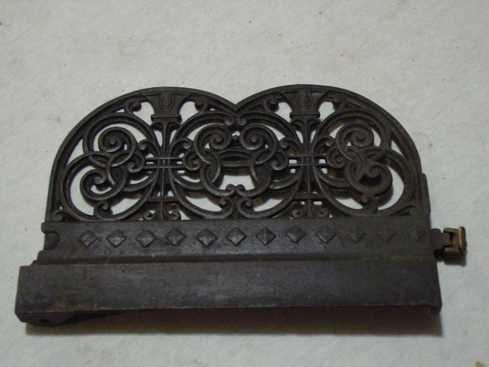 3 Vintage Antique decorative black cast iron grates wall displays for one price