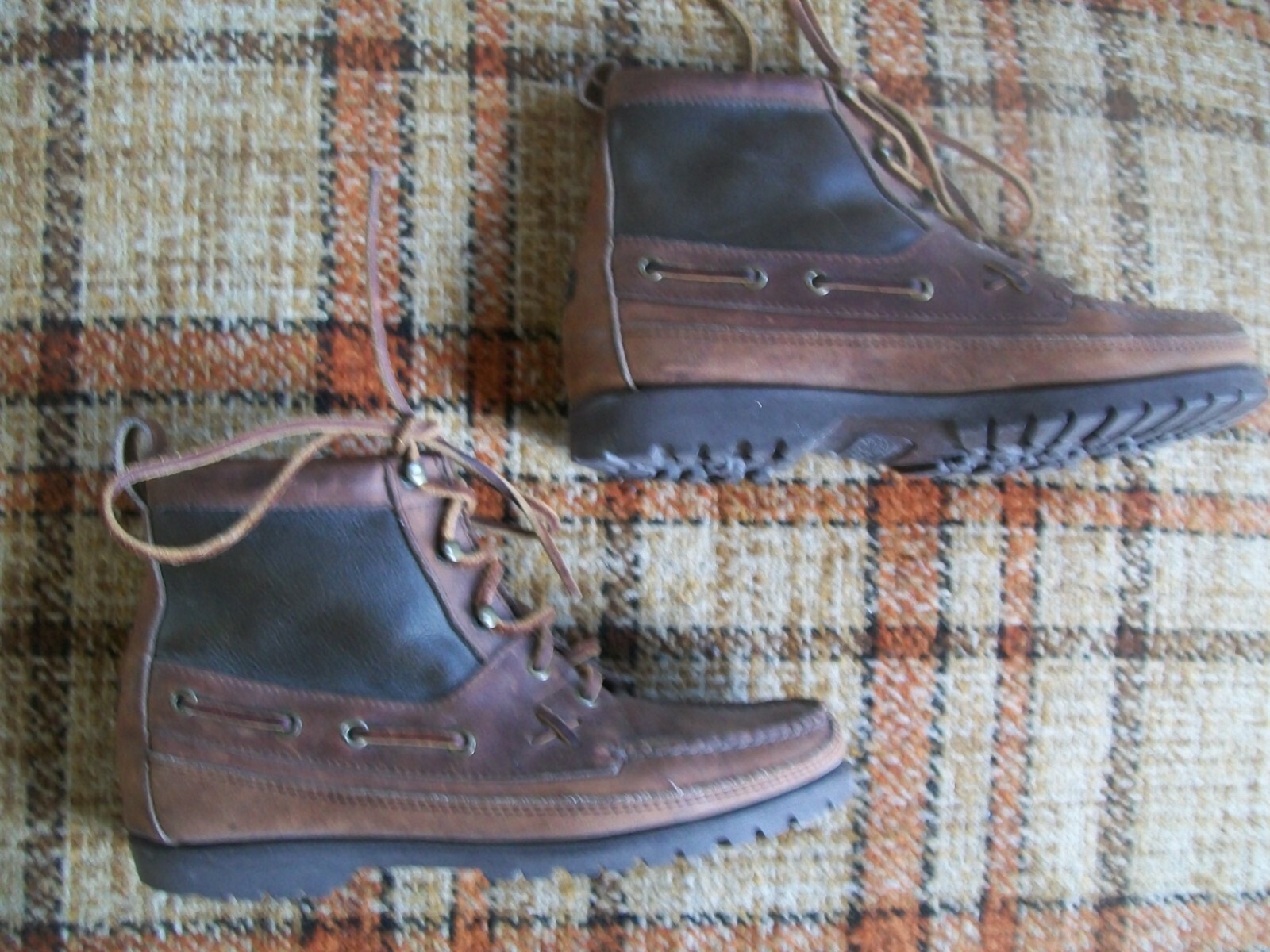 Ralph Lauren Womens 7.5B Brown Leather Ankle Boots W60032 RLZ 2821