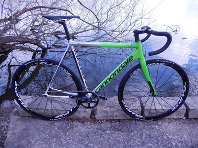 2015 Cannondale CAAD 10 Track Bike 56cm Mavic Ellipse Sram Fizik MSRP $2130