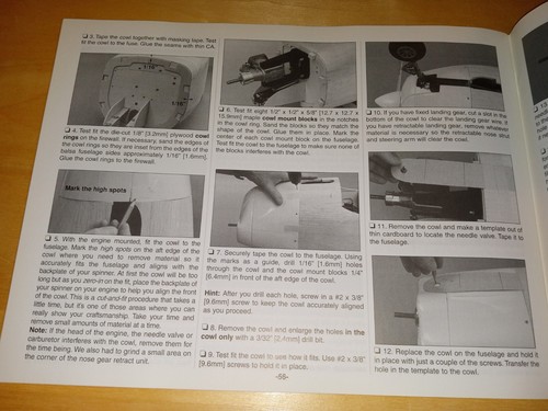 Hobbico Top Flite T-34B Mentor Giant Scale Manual Instruction Book T349P03