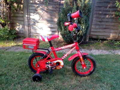 fire engine bike halfords
