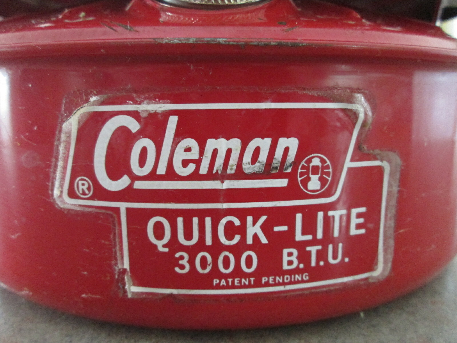 VINTAGE Red Coleman Quick-Lite Model 518 B Catalytic Heater Made in Canada
