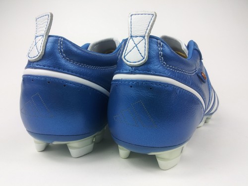 Adidas Mens Rare adiPURE TRX FG Leather 048480 Blue White Soccer Cleats Size 9.5