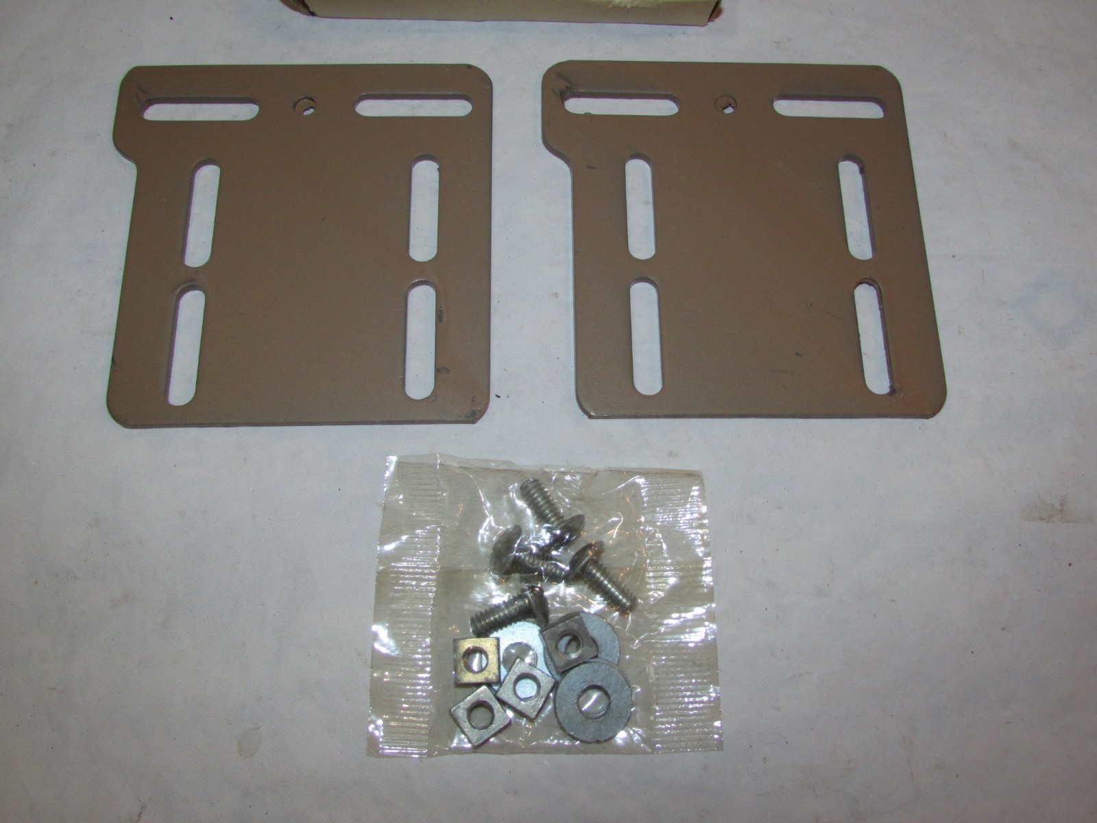Western Bed Products Co. Headboard Adapter Plates With Hardware NOS Heavy Duty