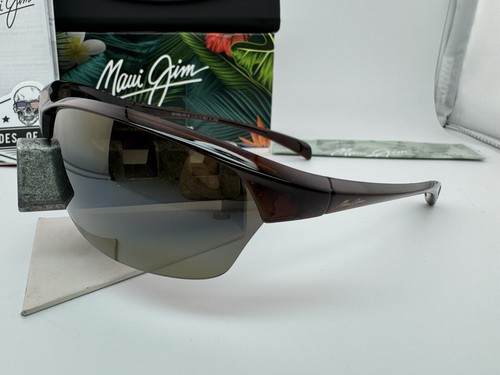 Pre-owned Maui Jim Hot Sands Mj 426-26 Rootbeer W/ Hcl Bronze Polarized Sunglasses