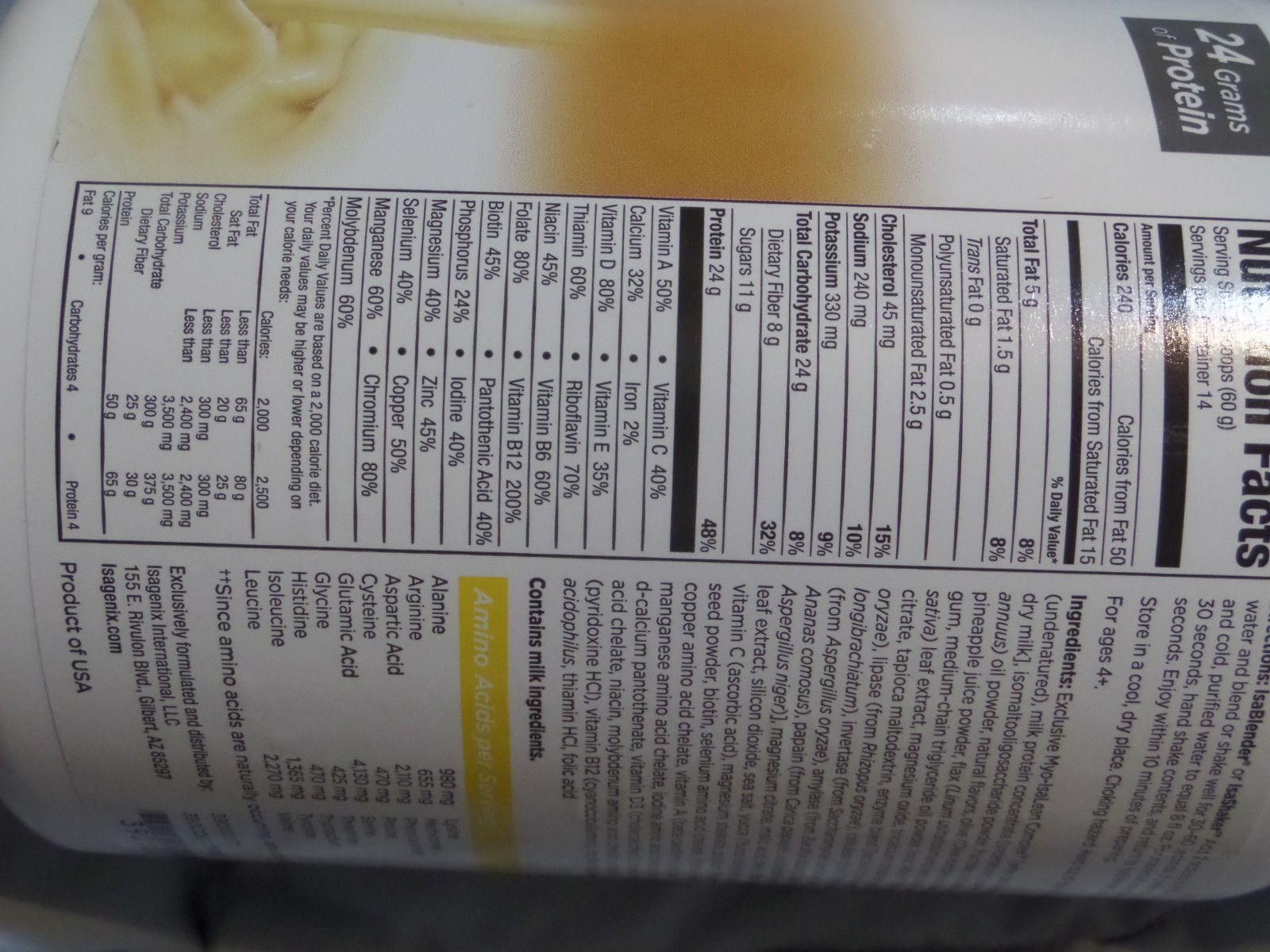 ISAGENIX SEALED Limited Edition Pina Colada Shake, SOLD OUT NO LONGER AVAILABLE