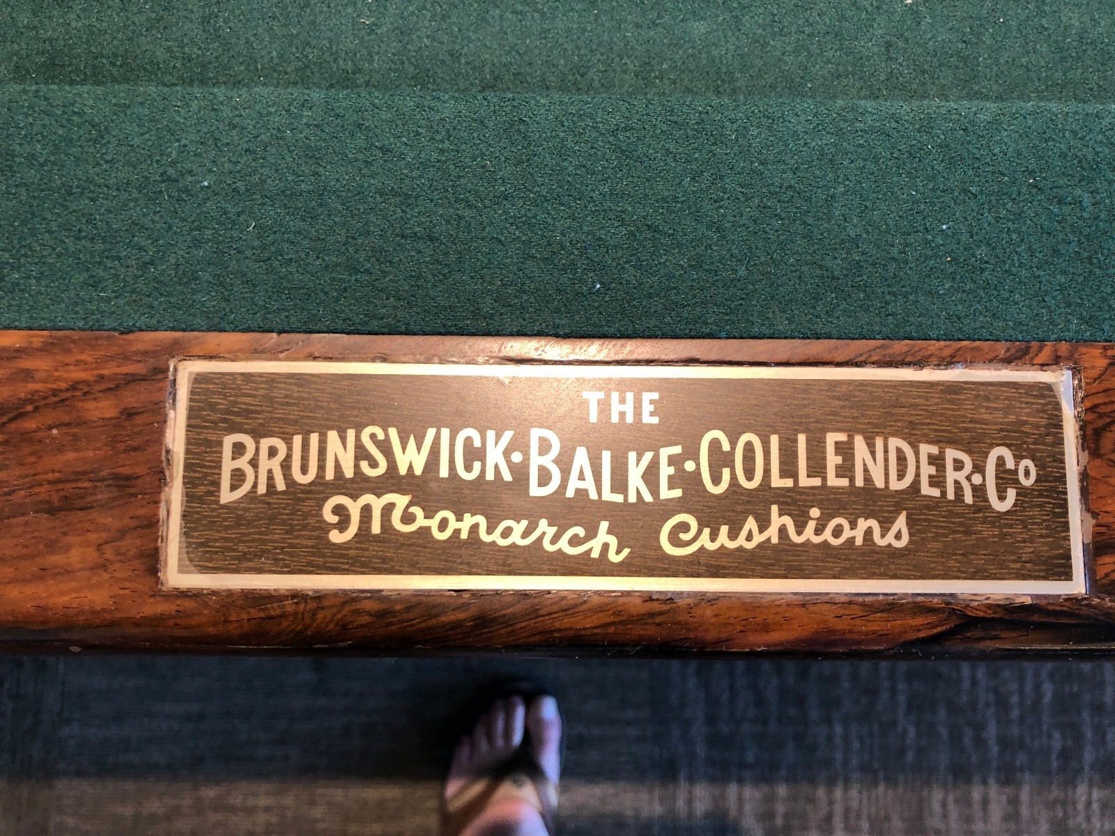 Brunswick Regina Snooker Table